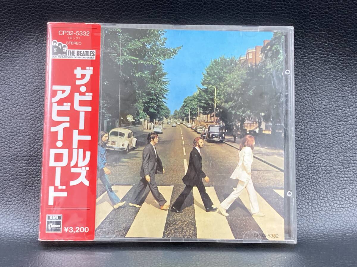 THE BEATLES Abbey Road ‘87(original ’69) 国内帯付初回盤 CP32-5332 消費税前3,200円帯 マトリックス”1A1 TO”_画像1