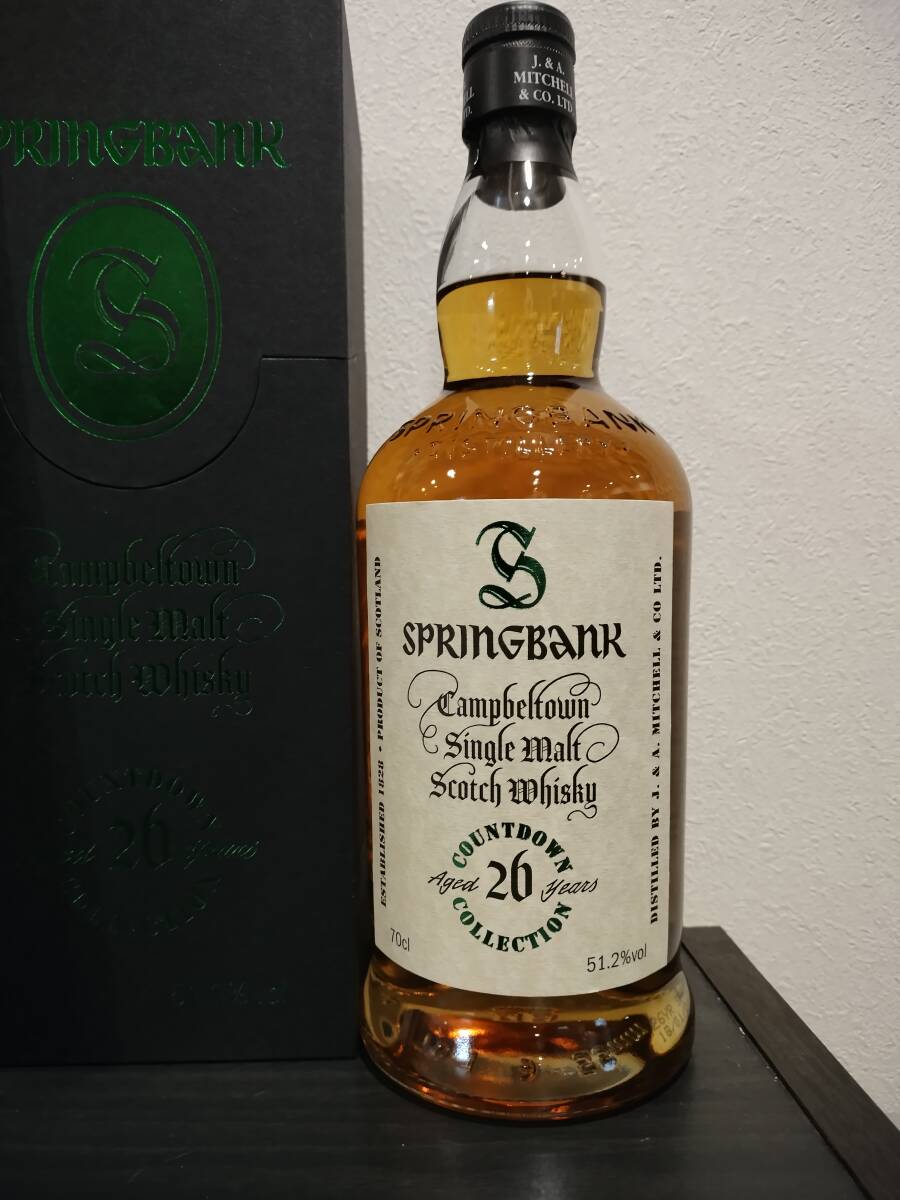 [ super-beauty goods 1 point only ] springs Bank 26 year 700ml 51.2% count down 2024 springbank countdown2024