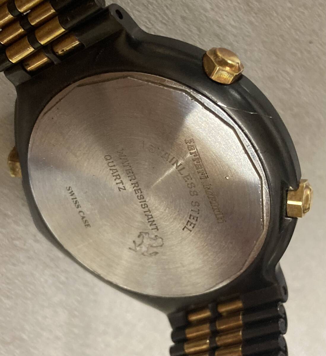 １円スタート！フェラーリ　Ferrari -メンズ腕時計-クロノグラフ　ビンテージ_画像6