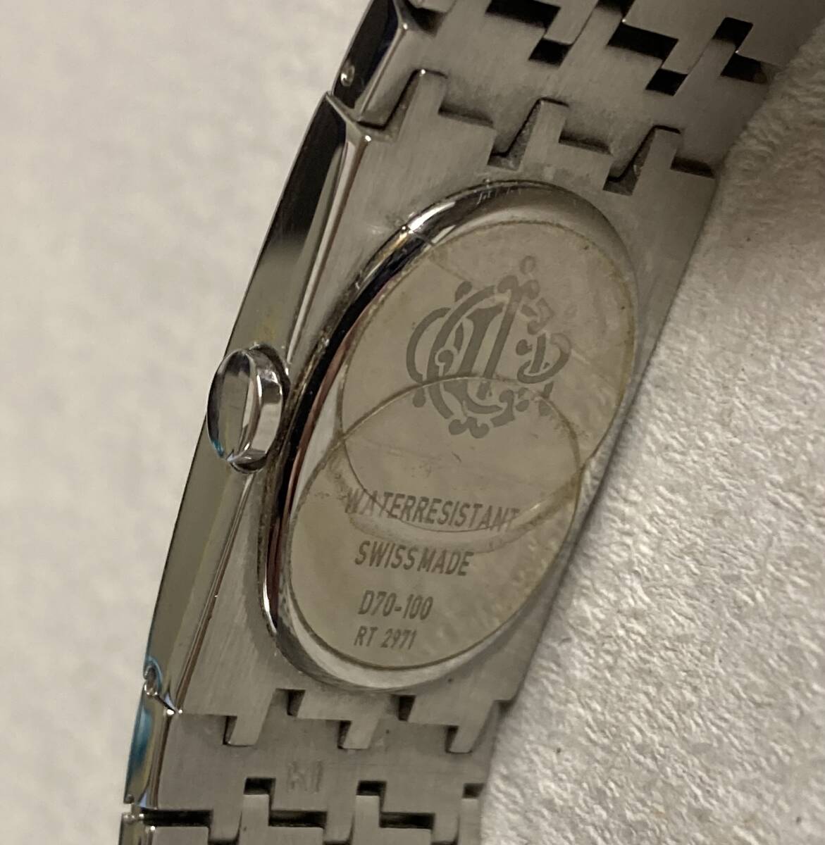１円スタート！クリスチャンディオール Dior QZ D70-100 ピンクシェル文字盤 レディース腕時計の画像4