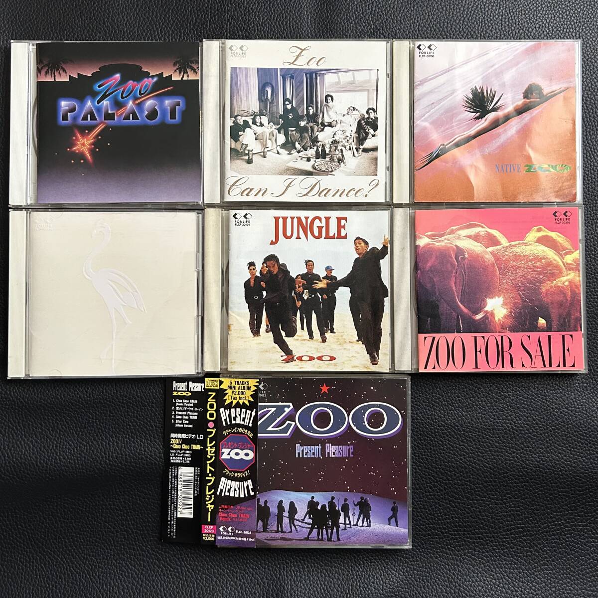 ■■■ZOO(ズー) アルバム/7枚セット/ZOO PLAST/ジャングル/ZOO FOR SALE/ゴージャス/ネイティヴ/Can I Dance?/Present Pleasue■■■_画像1