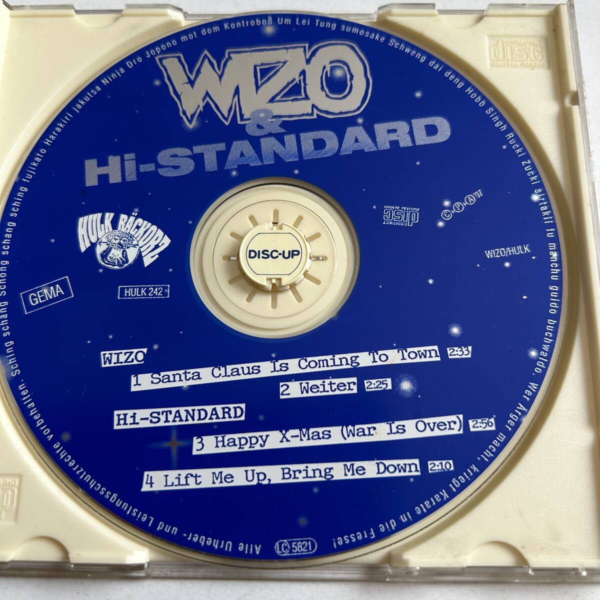 ◎WIZO & Hi-STANDARD /weihnachten stinkt! Xmas split/ハイスタンダード◎_画像3