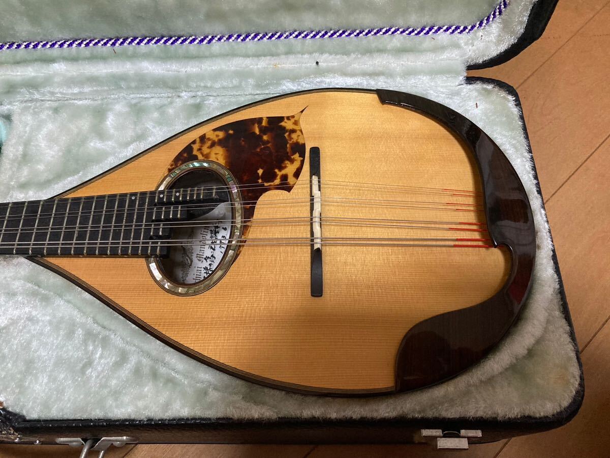 [ key breaking equipped ] mandolin hard case attaching musical instruments middle . name equipped 