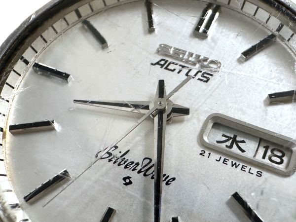 SEIKO セイコー/ACTUS シルバーウェーブ 21石 デイデイト 自動巻き 6306-8000 メンズ腕時計_画像6