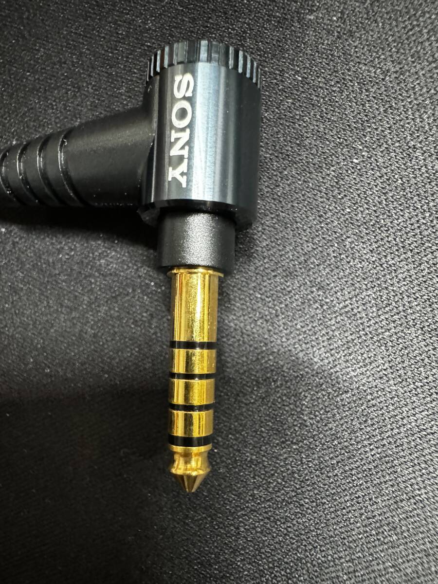 [ used beautiful goods ]SONY earphone li cable gold bar cable MUC-M12SB2 4.4mm balance 
