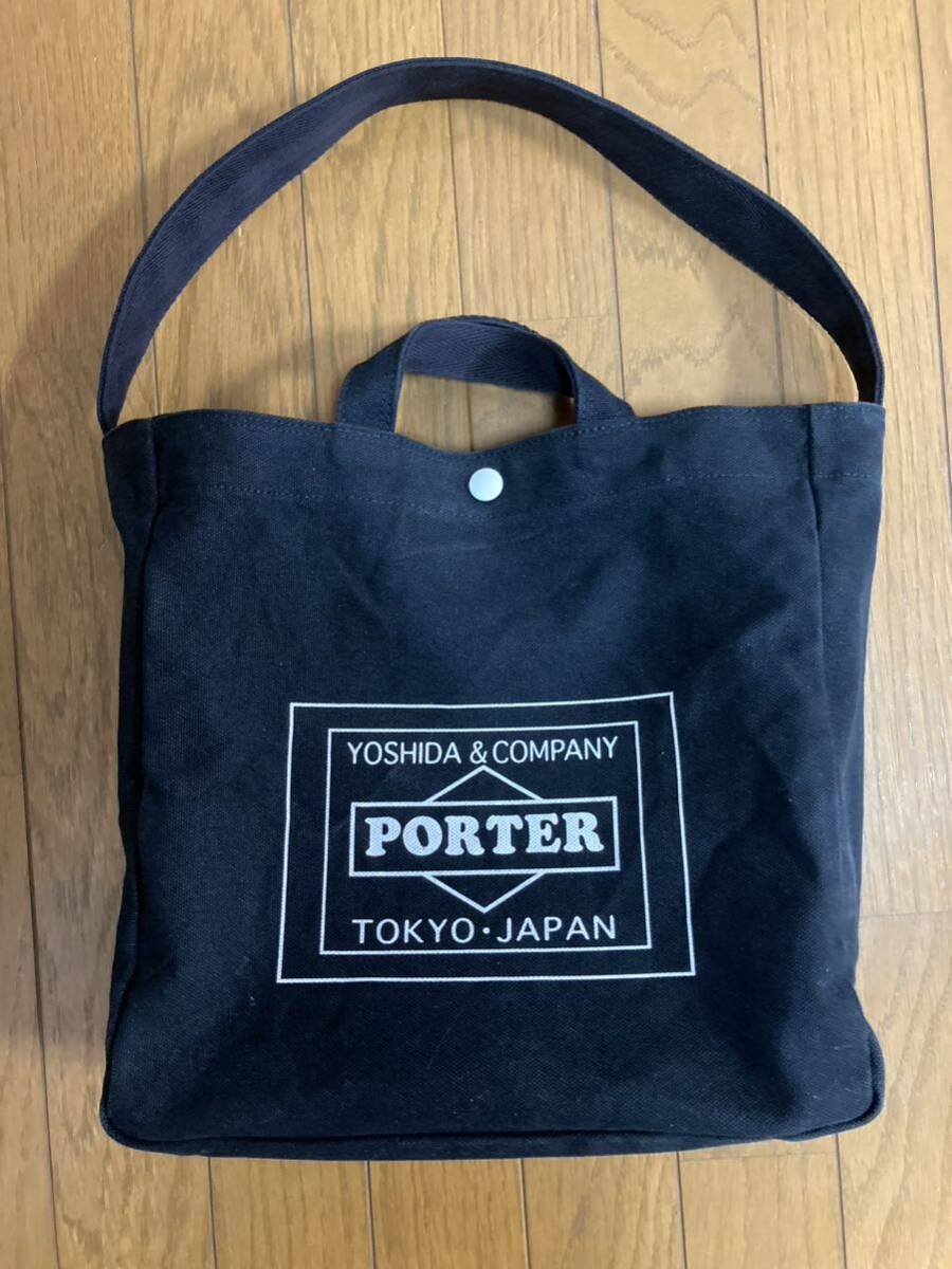 PORTER ポーター 吉田カバン キャンパストートバッグ ２way USED品の画像1