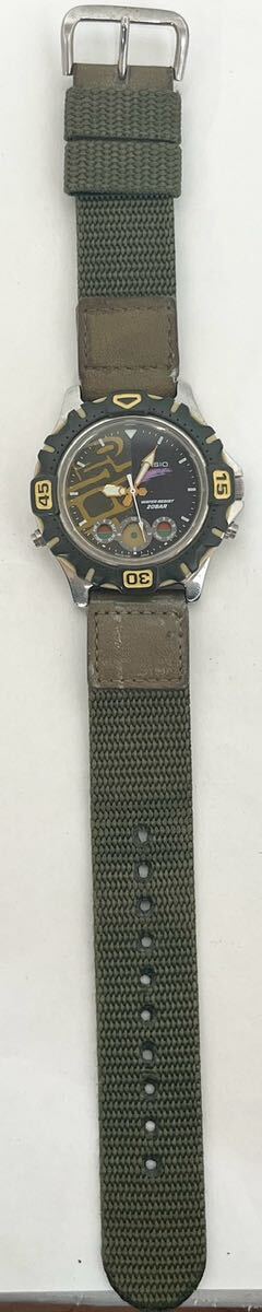 CASIO　カシオ　AD-731　ハイブリッド　ダイバー　20BAR　腕時計　メンズ　クオーツ_画像1