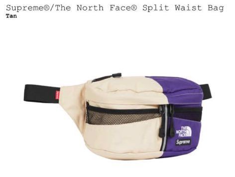 即決 SUPREME x THE NORTH FACE Split Waist Bag Tan シュプリーム ザ ノース フェイス スプリット ウエスト バッグ タン 国内正規 24ss