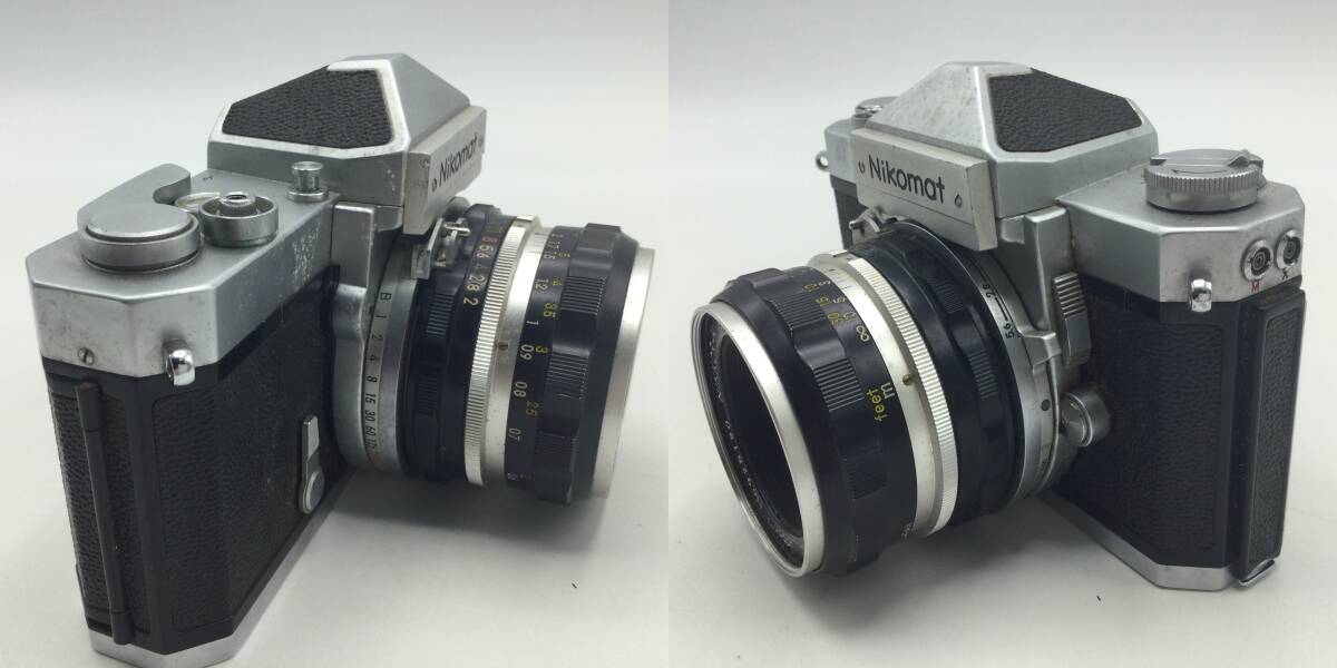 EE130●＜動作/精度未確認＞フィルムカメラ Nikon Nikomat ニコン ニコマット LENS NIKKOR f=50mm 1:2 現状品 ジャンク品 ●_画像2