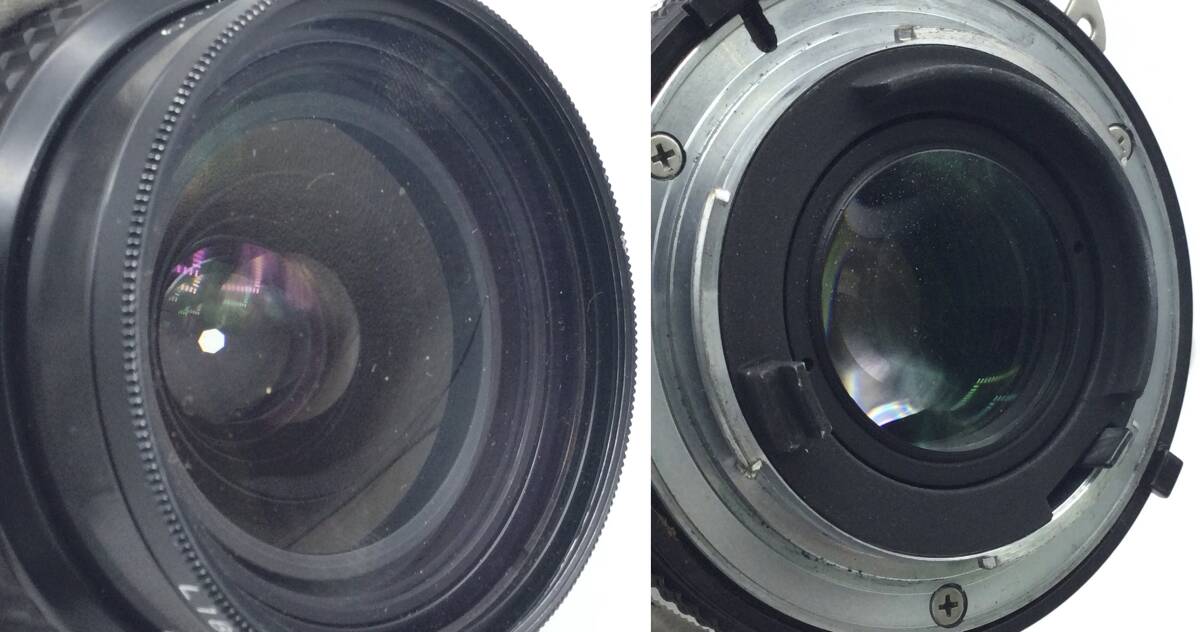 RR153☆＜動作/精度未確認＞ジャンク Nikon ニコン F3 HP MF-14 レンズ NIKKOR 24mm 1:2 フィルムカメラ 現状品 ☆_画像9