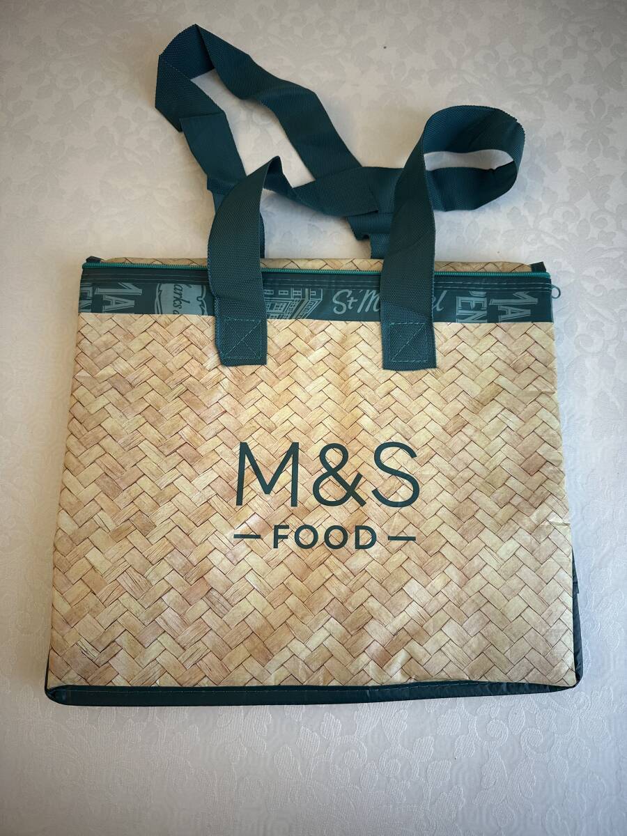 M&S large keep cool bag eko-bag basket pattern Mark s and Spencer 