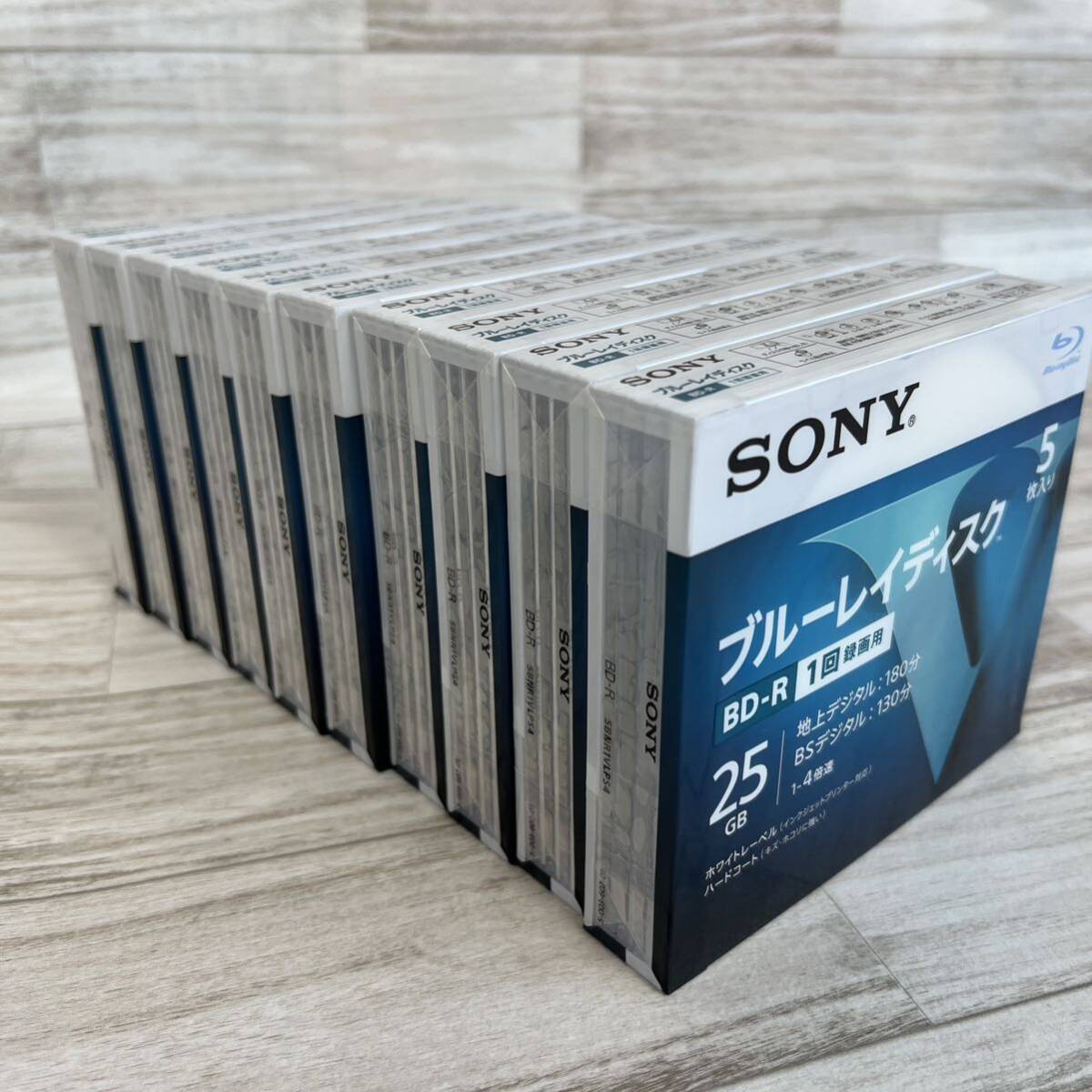  Sony Blue-ray disk BD-R(1 times video recording for ) 25GB 5 sheets entering 5BNR1VLPS4 10 piece set sale 