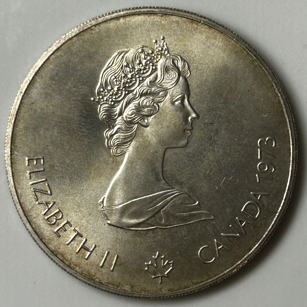 カナダ　モントリオールオリンピック記念　5ドル銀貨　古銭　銀貨　外国コイン
