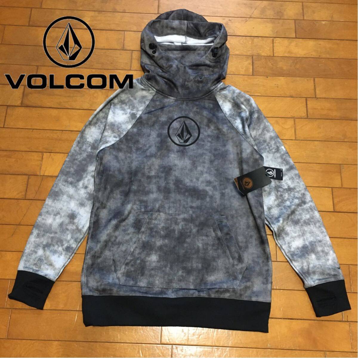 ★【 VOLCOM 】★ 未使用 ムラ染スエットフーディー★サイズS★I-958_画像1