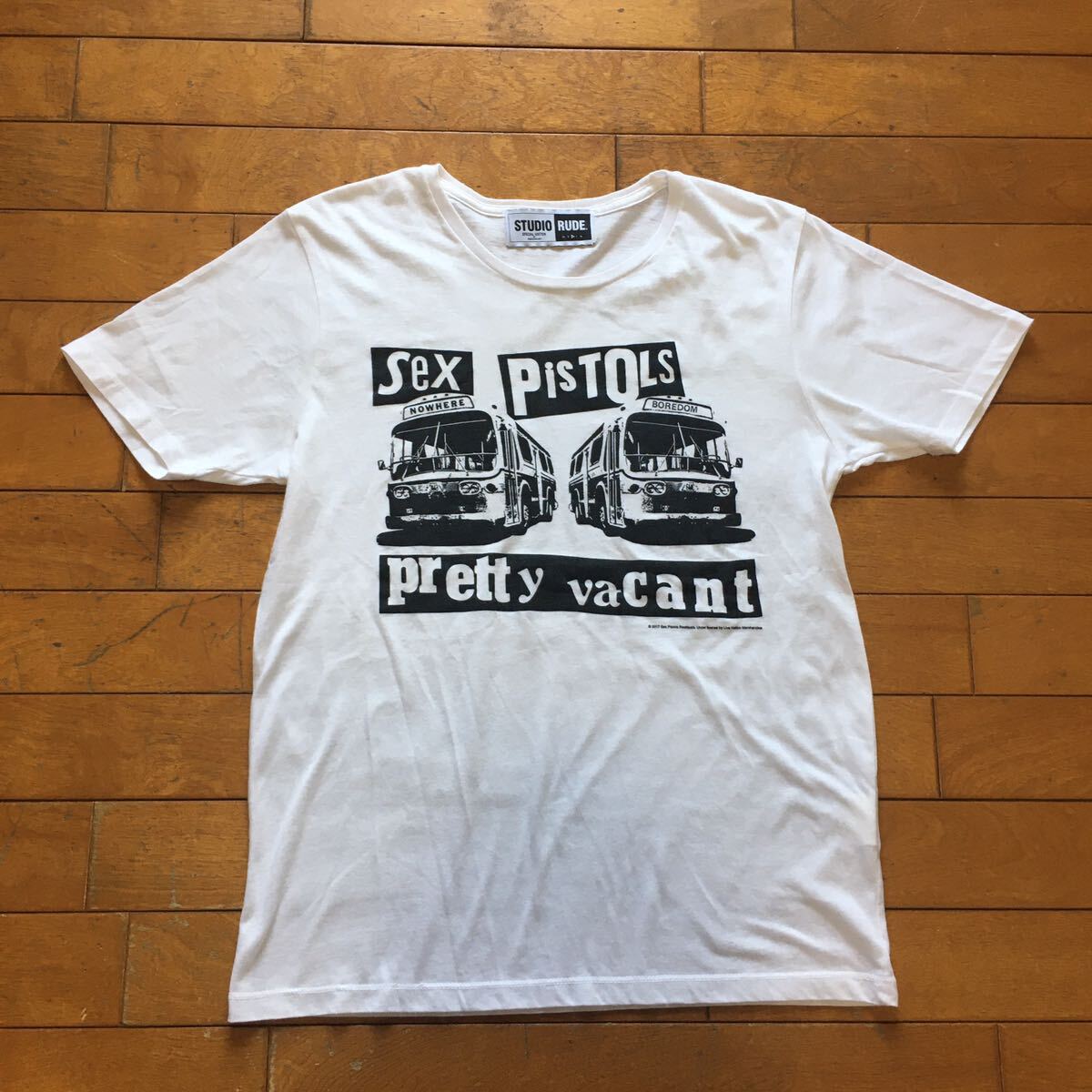 ★【 STUDIO RUDE 】★ sex pistols ロックプリント Tシャツ★サイズM★ I-971_画像1