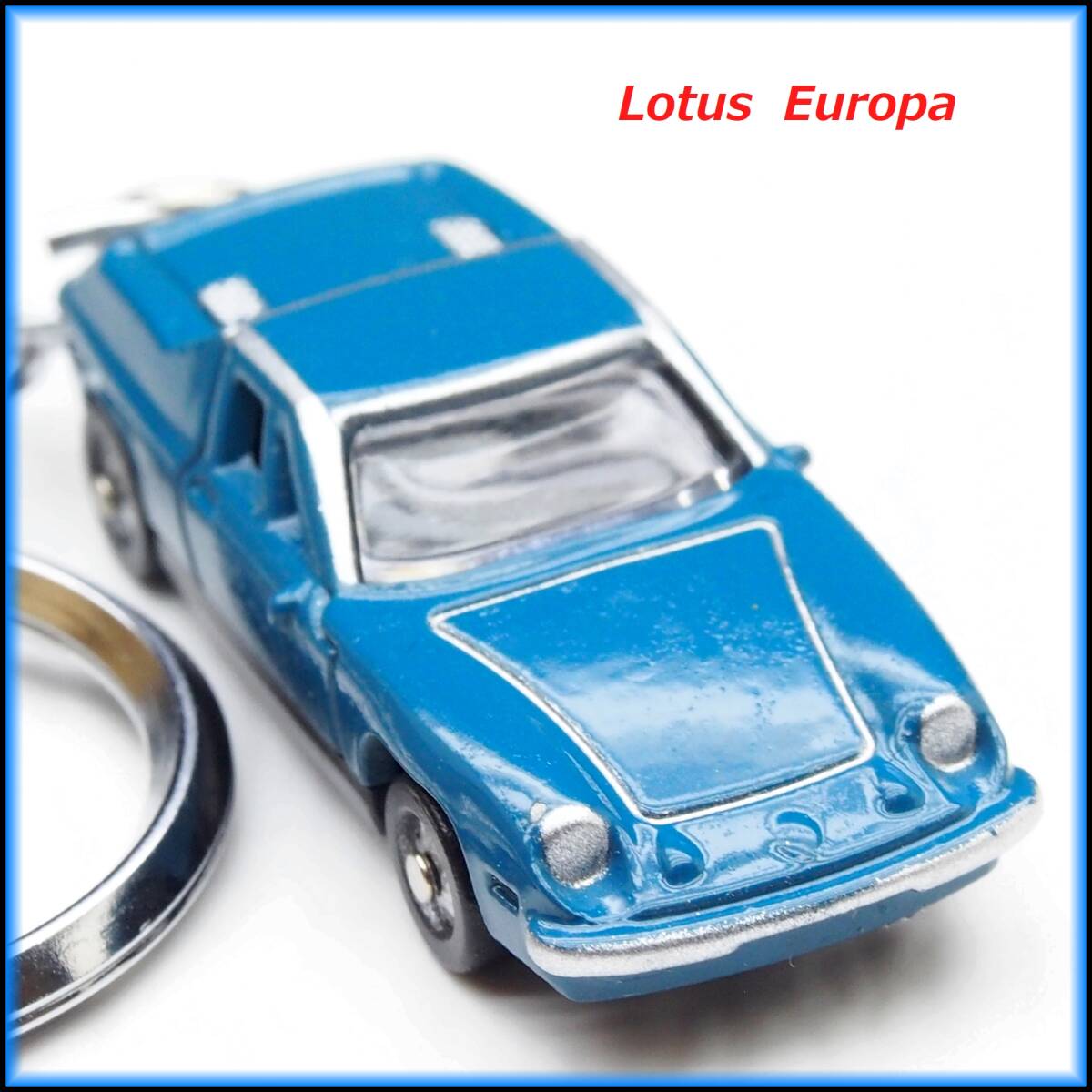 ロータス ヨーロッパ ミニカー ストラップ キーホルダー ライト マフラー ホイール ハンドル スポイラー バンパー シート ミラー シート_画像1