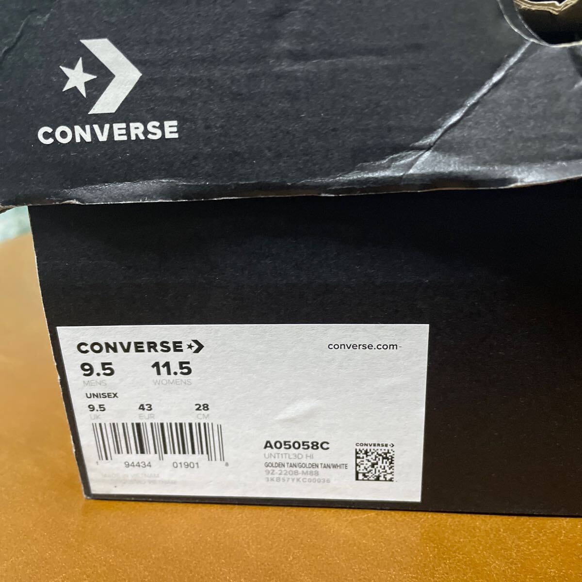 新品未使用 Converse UNTITL3D Hi 28cm コンバース ハイカットシューズ スニーカー オールスター_画像2