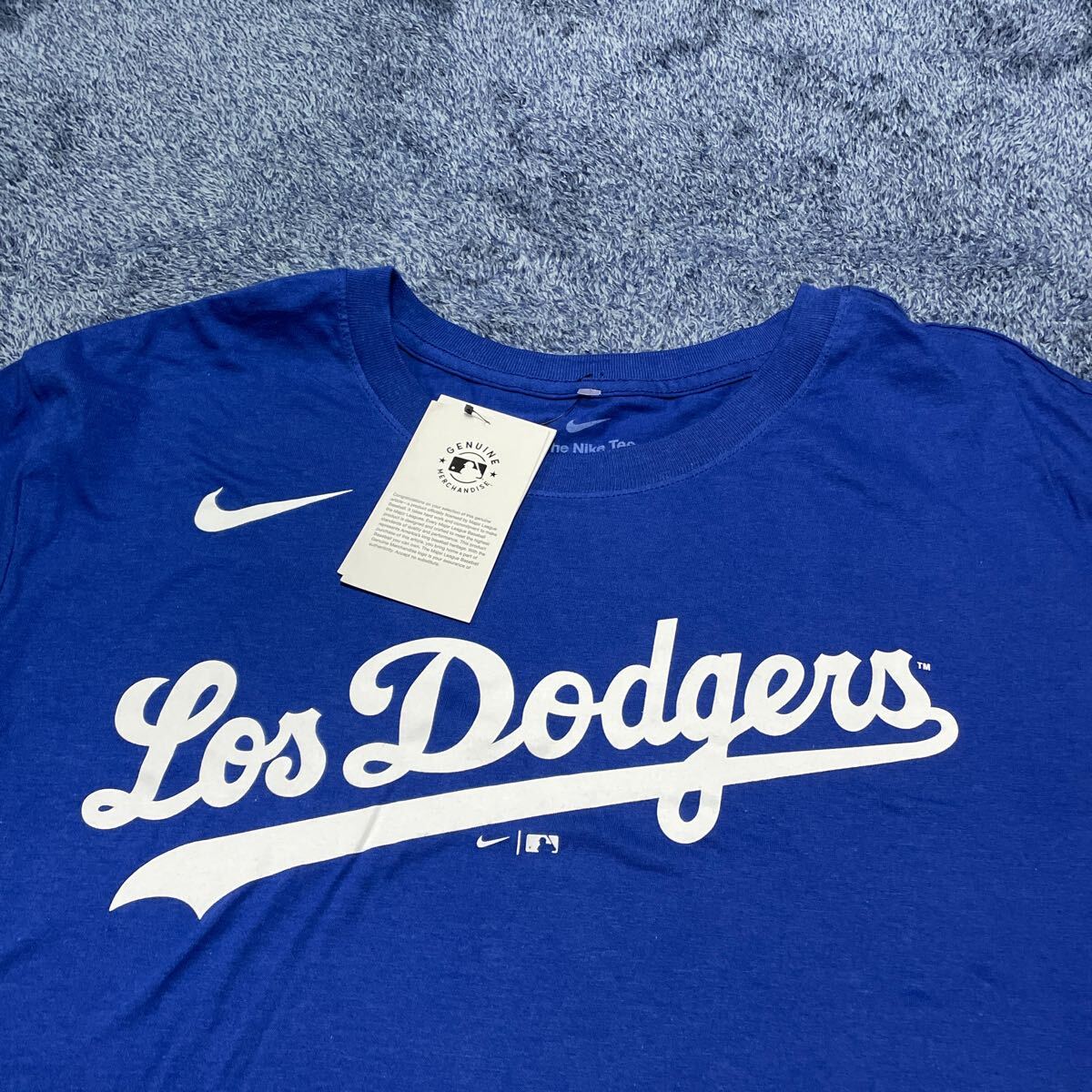 未使用 ナイキ ロサンゼルス ドジャース Tシャツ メンズUSサイズXL NIKE Dodgers MLB公式_画像3