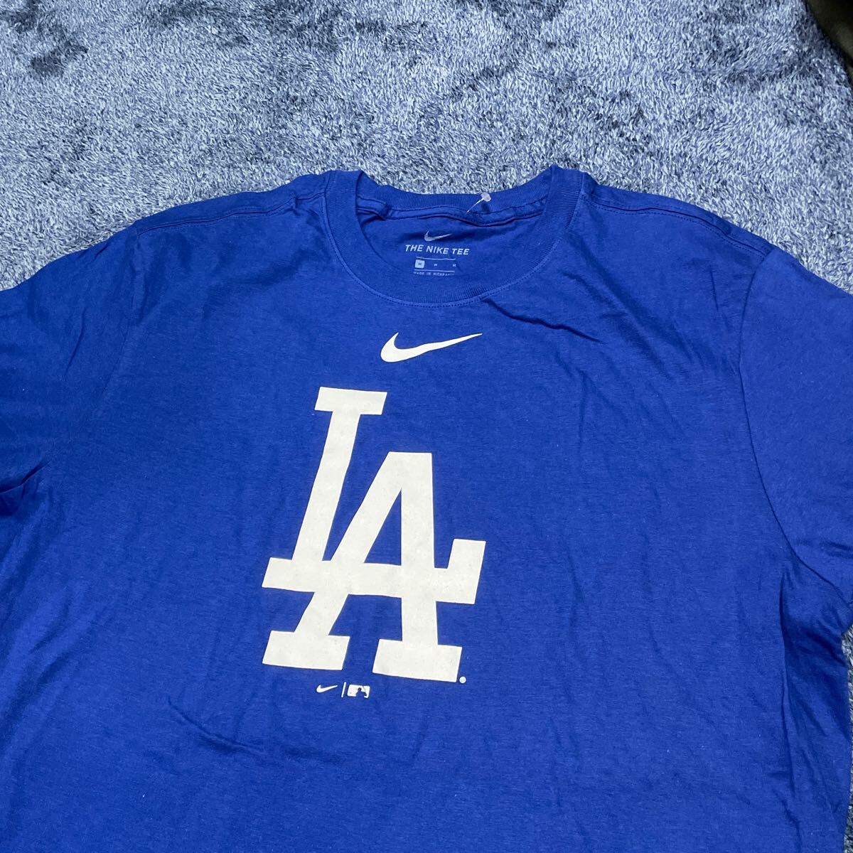 未使用 ナイキ ロサンゼルス ドジャース Tシャツ メンズUSサイズM(日本サイズL) NIKE Dodgers MLB公認の画像6