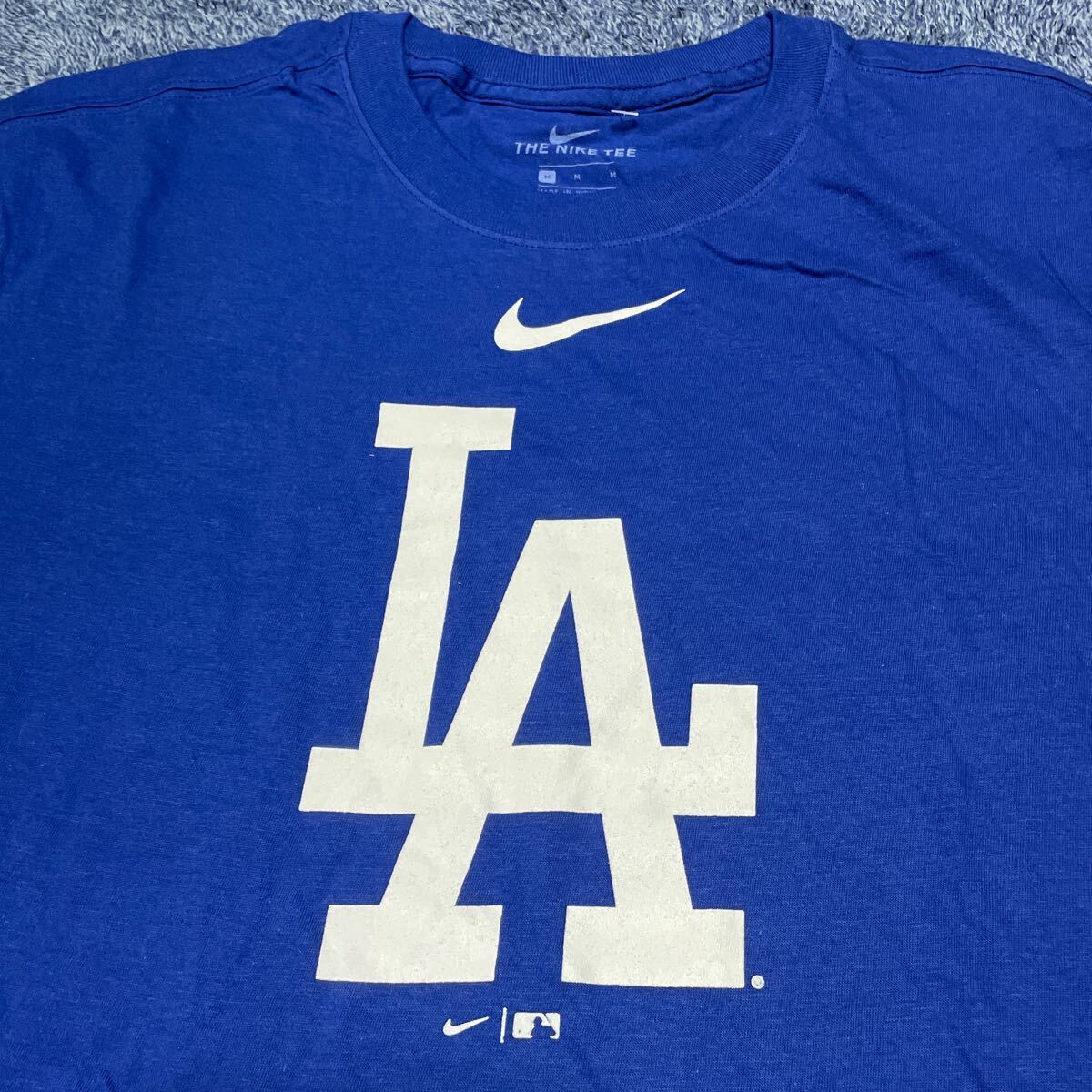 未使用 ナイキ ロサンゼルス ドジャース Tシャツ メンズUSサイズM(日本サイズL) NIKE Dodgers MLB公認の画像4