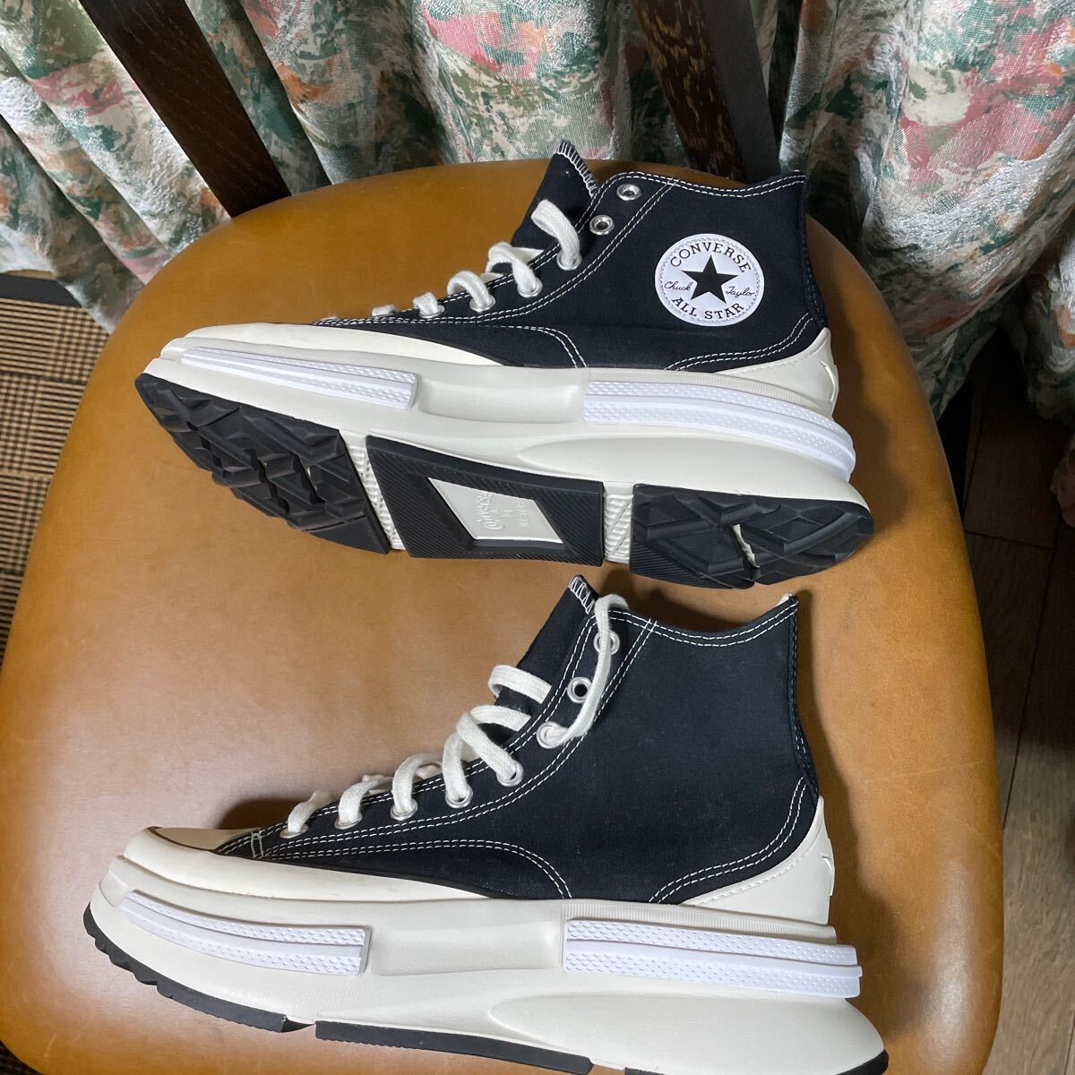 未使用 CONVERSE RUN STAR LEGACY CX 26.5cm コンバース ランスター レガシー US8.5 厚底 ブラック_画像5