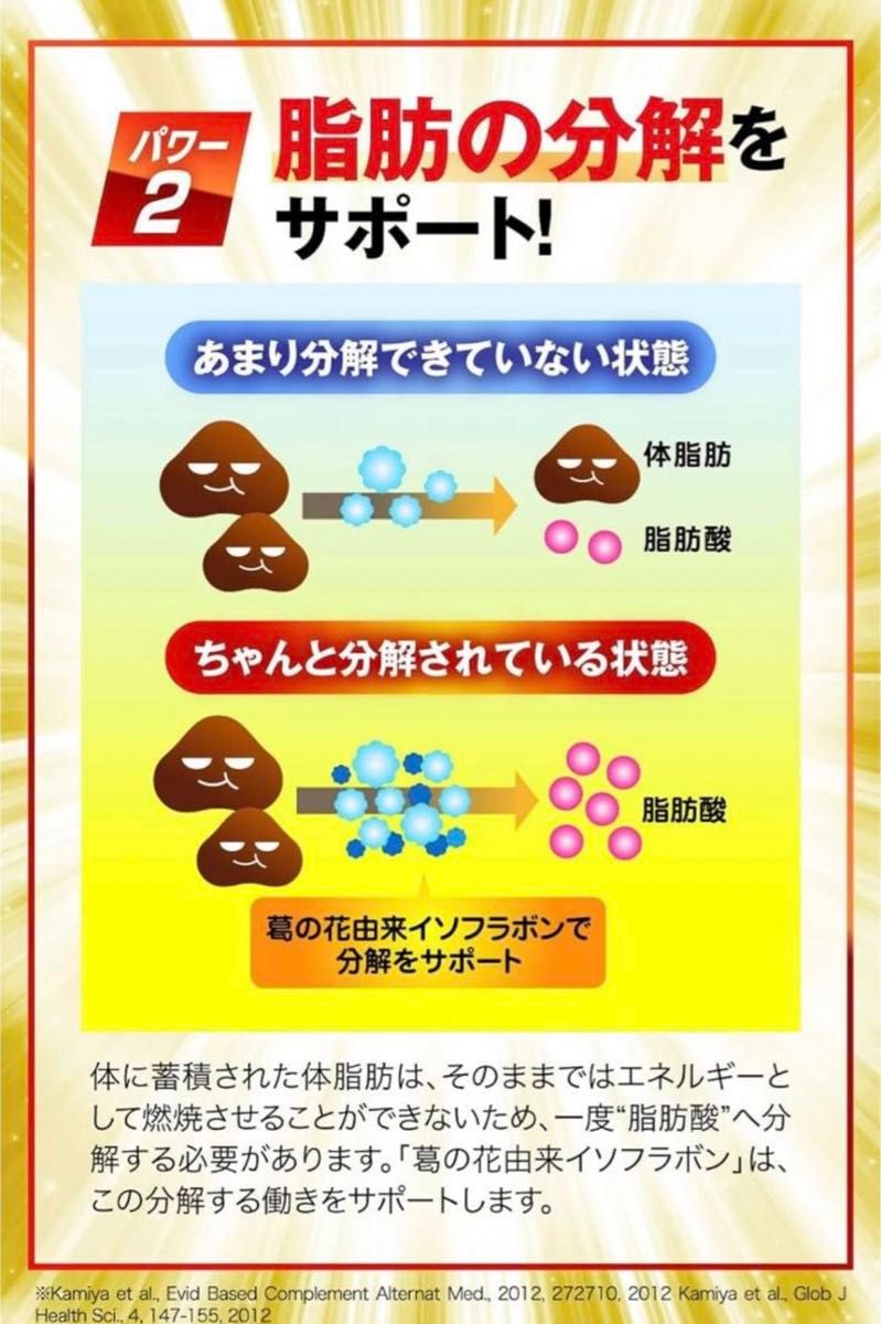 脂肪減少源 EX 60粒入り（30日分）肥満気味な方の 体重 お腹の脂肪  [ 機能性表示食品 葛の花由来イソフラボン 日本製