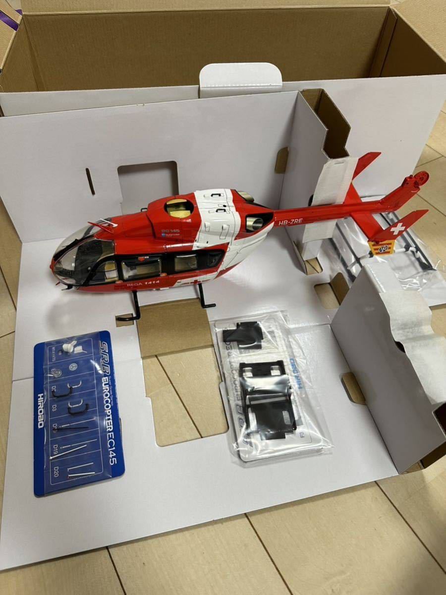 Last one ラスト　HIROBO S.R.B EC145 LEGA 塗装済みボディ 未使用品　ヒロボー　ラジコンヘリコプタースケールボディ　新品_画像1