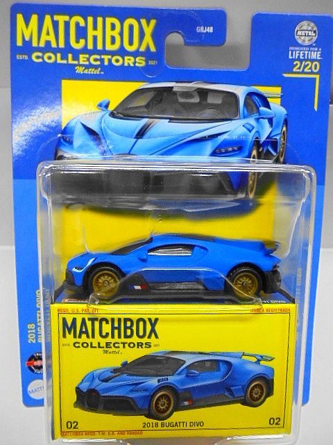 MATCHBOX 2018 ブガッティ ディーヴォ ミニカー マッチボックス コレクターズの画像2