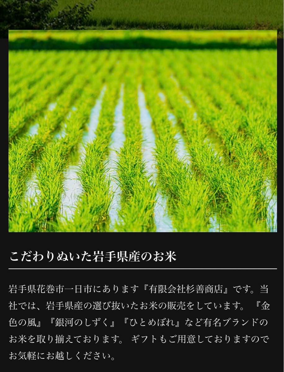 お米　週末限定価格！早い者勝ち♪【岩手県産銀河のしずく20kg 】5kg×4 6年連続特A評価を獲得しました！　白くて艶やか♪