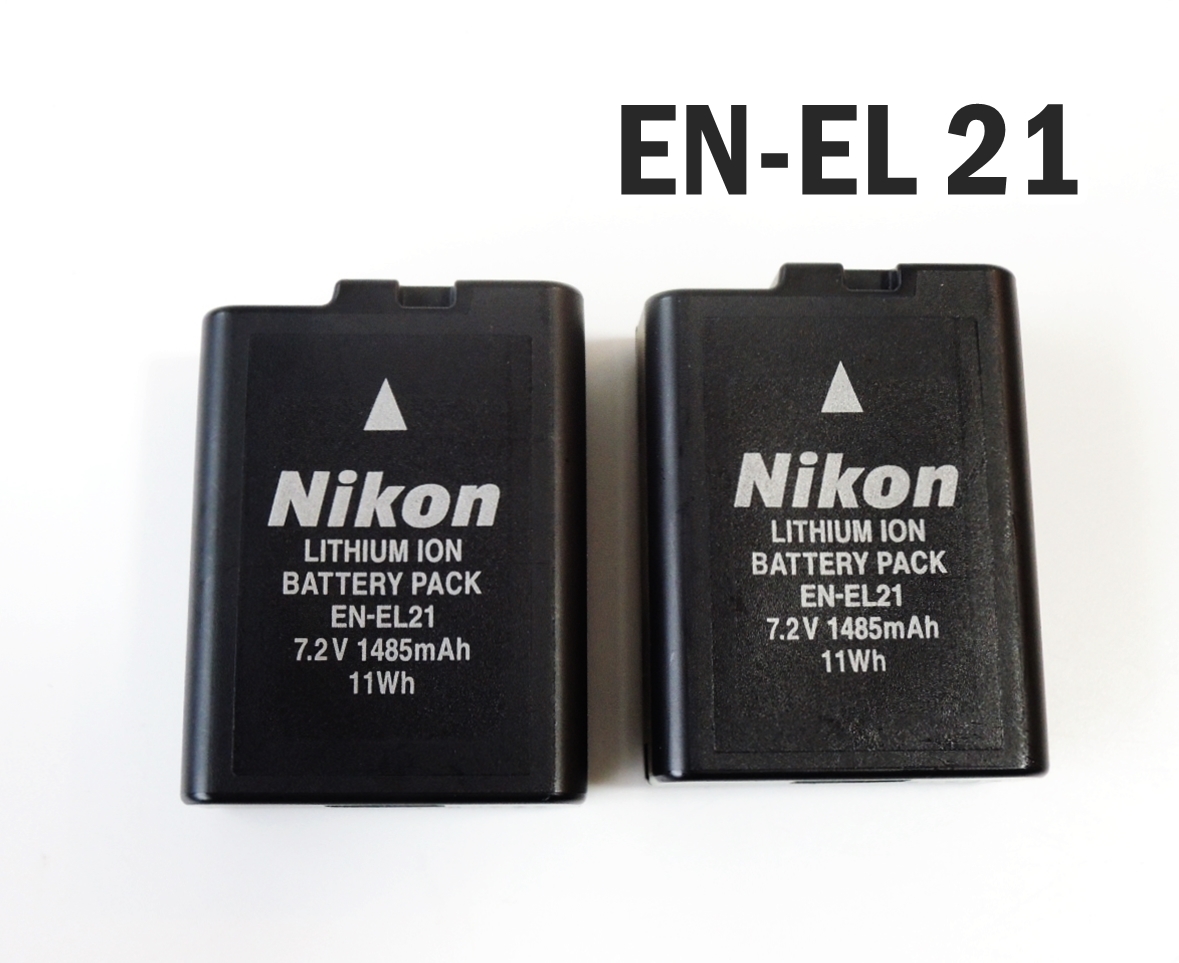 Nikon 純正品 EN-EL21 2個セット Li-ion バッテリー ニコンの画像1