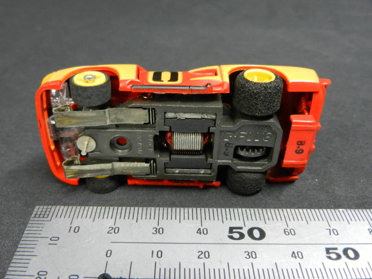 TOMY AFX スーパーマグナカー G-PLUS S-010 モンザGT シンガポール製 中古 動作確認済 トミー HOスケール HOスロットカー シボレーAURORA_画像3