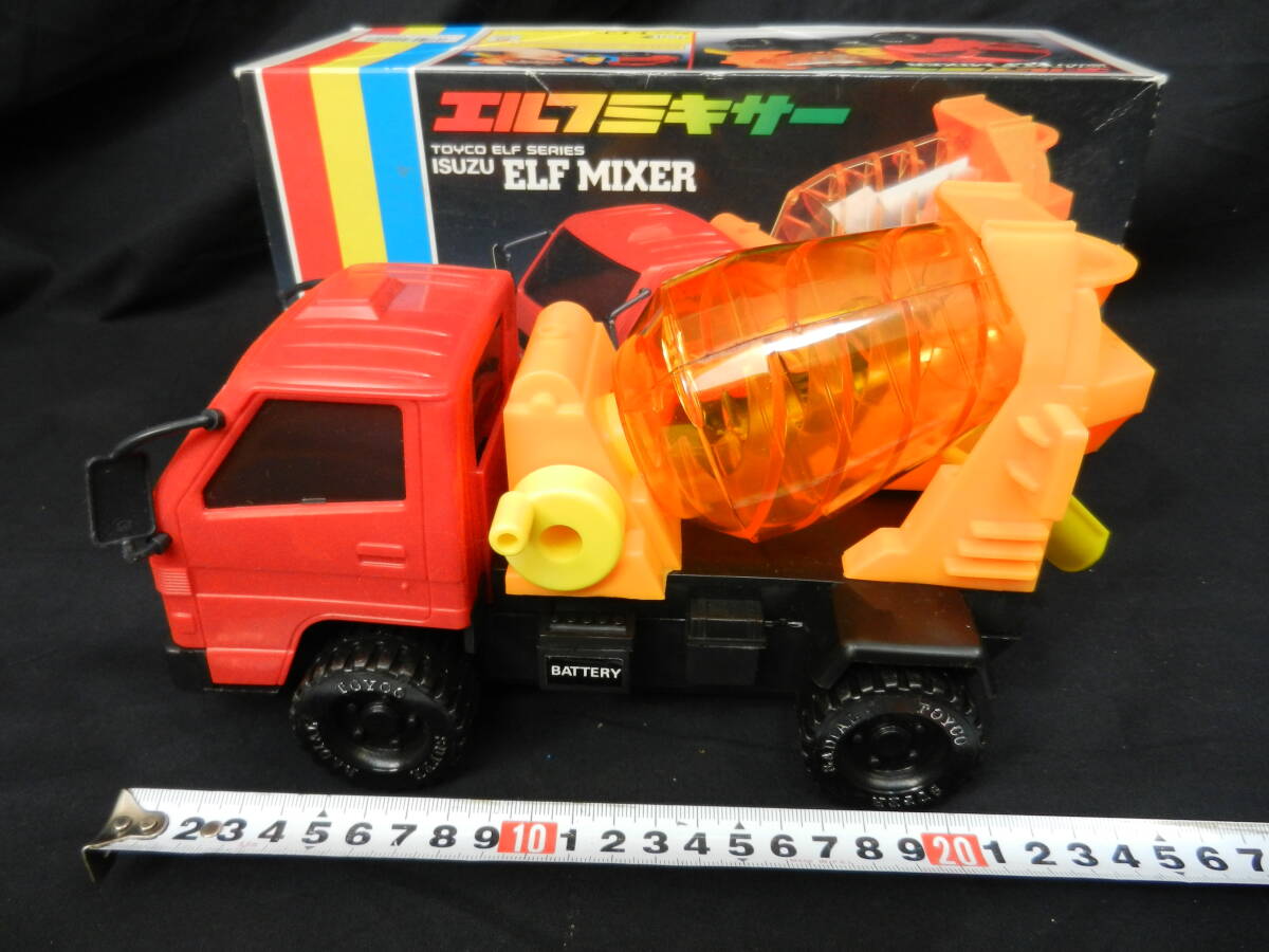 レトロ トイコー いすゞ エルフ ミキサー フリクション 箱入り 中古 ISUZU ELF MIXERの画像5