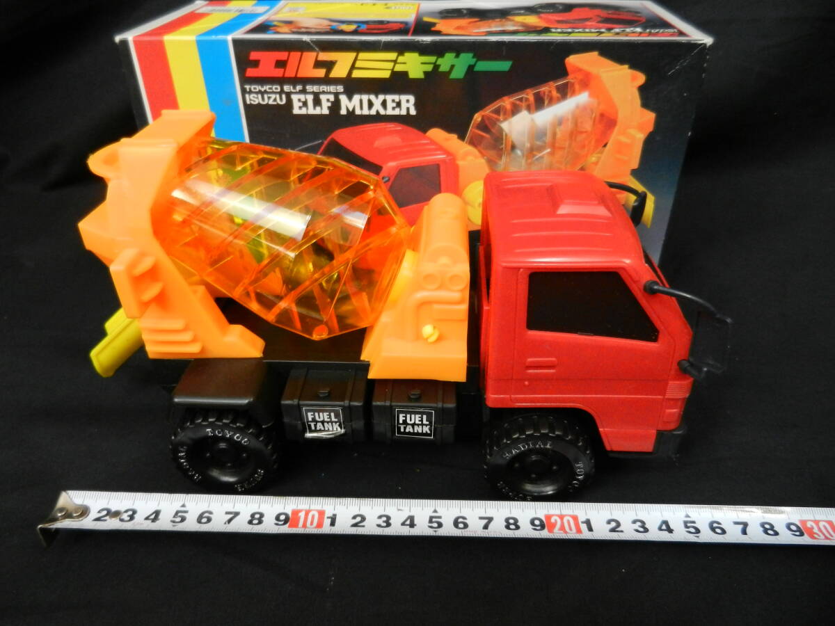 レトロ トイコー いすゞ エルフ ミキサー フリクション 箱入り 中古 ISUZU ELF MIXERの画像6