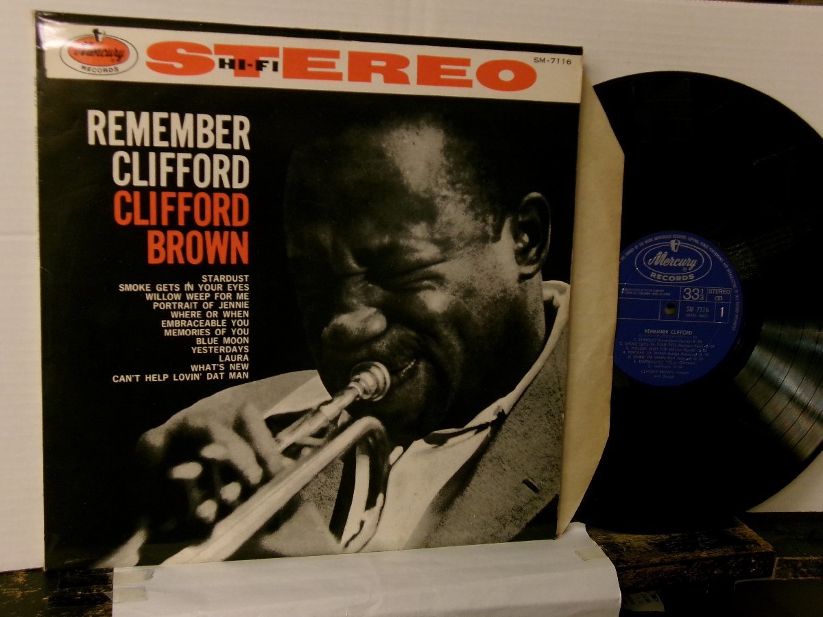 ▲LP CRIFFORD BROWN クリフォード・ブラウン / REMEMBER CLIFFORD ソロ・ムード 国内盤 ビクター SM-7116◇r60309の画像1