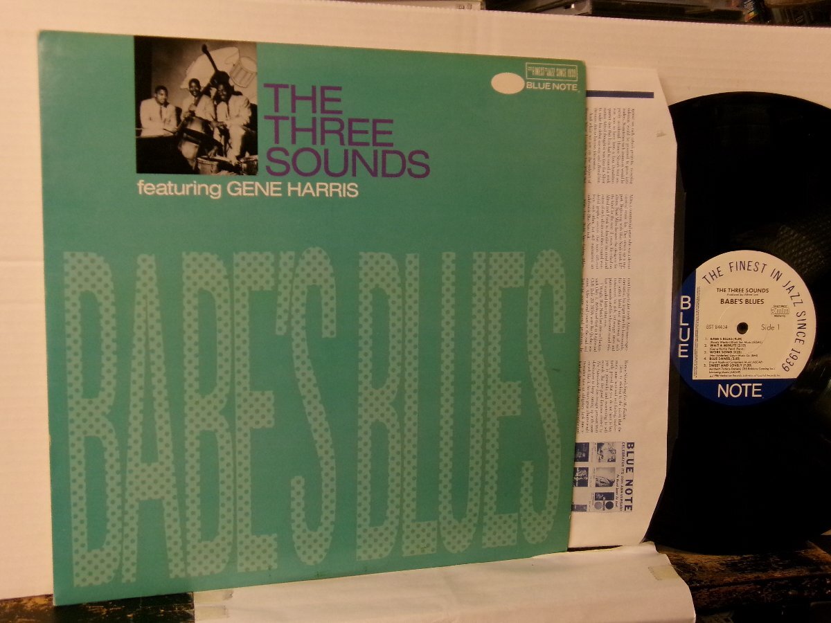 ▲LP THREE SOUNDS feat. GENE HARRIS スリー・サウンズ / BABE'S BLUES ベイブズ・ブルース 輸入再発盤 BLUE NOTE BST-84434 DMM◇r60322_画像1