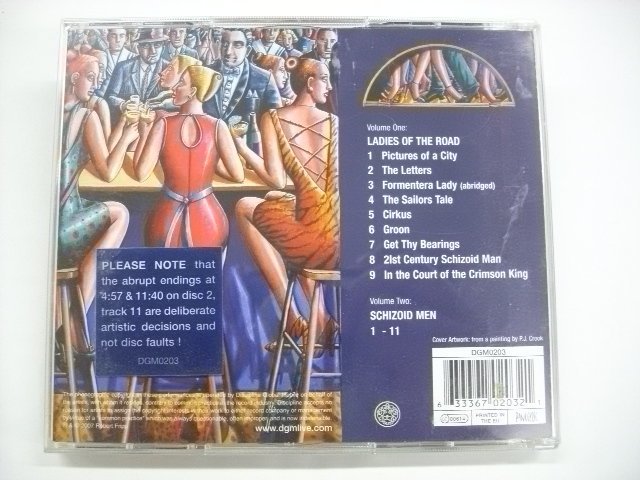 [輸入EU盤 2CD] KING CRIMSON / LADIES OF THE ROAD LIVE 1971-1972 キング・クリムゾン ライブ DGM0203 ◇r60311_画像2