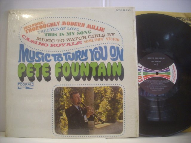 ● 輸入USA盤 LP PETE FOUNTAIN / MUSIC TO TURN YOU ON ピート・ファウンテン 1967年 CORAL CRL 757496 ◇r60315の画像1