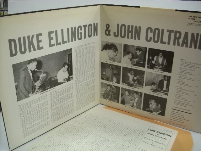 [ダブルジャケLP] DUKE ELLINGTON & JOHN COLTRANE デューク・エリントン＆ジョン・コルトレーン 国内盤 コロムビア YP-8573-AI ◇r60315の画像2