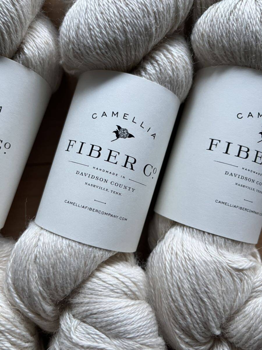 ★新品★海外毛糸 CAMELLIA FIBER Co. CFC Flax col.MOON FLOWER 3かせの画像2