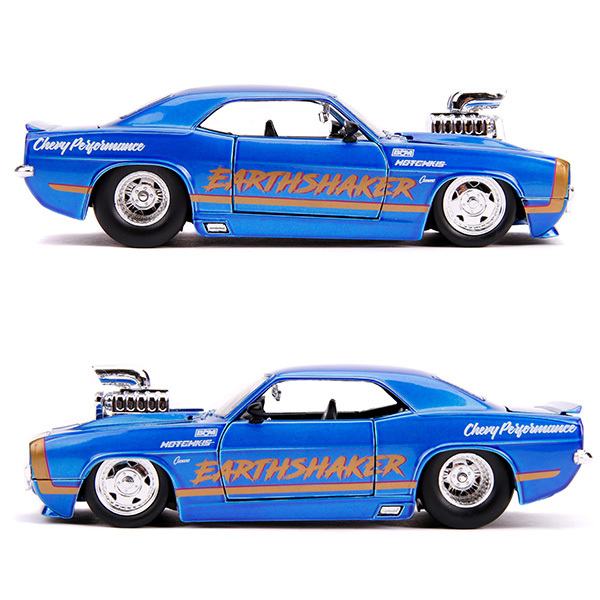 JADATOYS 1:24 BTM 1969 Chevrolet Camaro with Blow Engine Earthshaker ミニカー_画像5