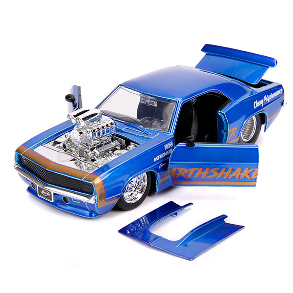 JADATOYS 1:24 BTM 1969 Chevrolet Camaro with Blow Engine Earthshaker ミニカー_画像9