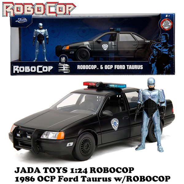 1:24 ROBOCOP 1986 OCP FORD TAURUS w/ ROBOCOP　【ロボコップ ミニカー】
