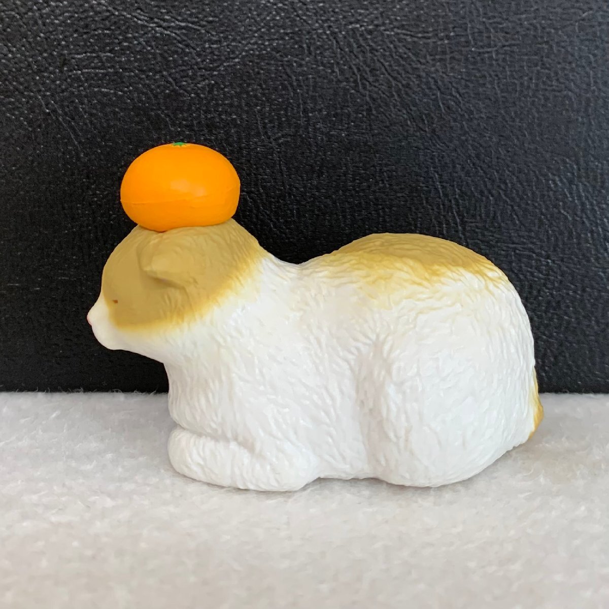 ＜美品＞もちにまる [ねこもち（こげ）] 猫　ネコ　みかん　フィギュア★サイズ約５cm〈wh_画像4