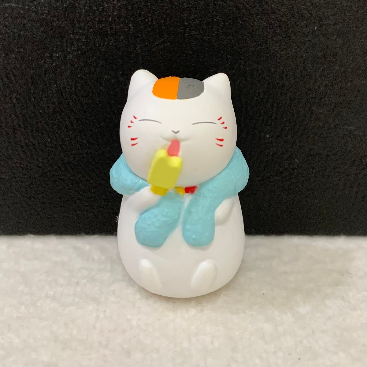 < beautiful goods > bath finished. ice [ Natsume's Book of Friends nyanko. raw happy ba baby's bib m] figure * height approximately 3cm(wi