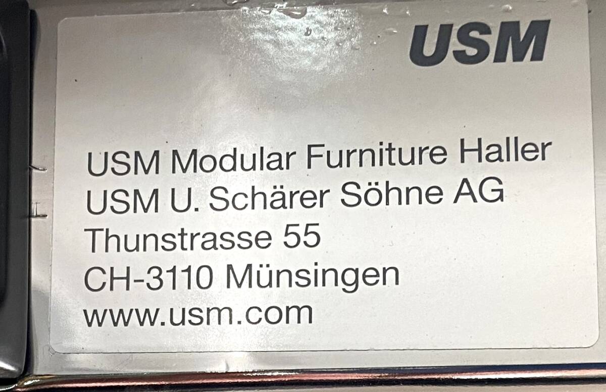 税込 在庫3台有【極美品】USM Haller Table ユーエスエム ハラー テーブル 幅125×75cm 定価13.9万 デスク ワークデスク ミーティングの画像7