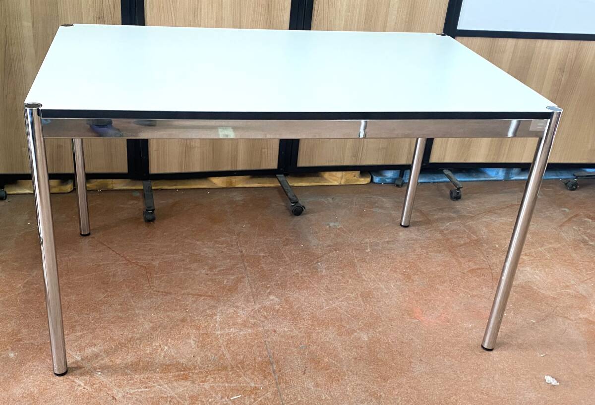 税込　在庫5台有【極美品】USM Haller Table ユーエスエム ハラー テーブル 幅125×75cm 定価13.9万 デスク ワークデスク ミーティング