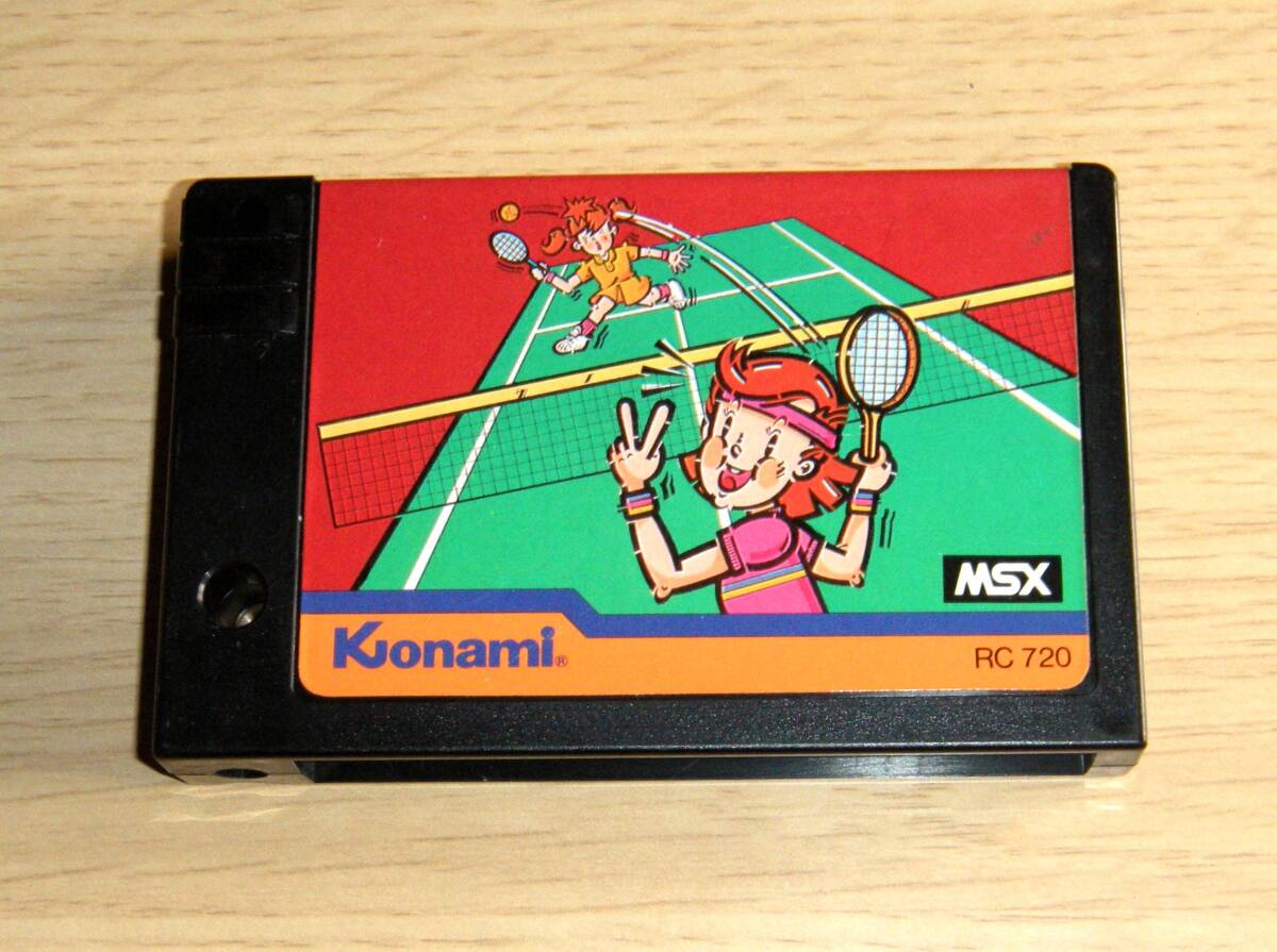 即決　MSX　コナミのテニス　KONAMI　作動確認済　同梱可　クリーニング済_画像1