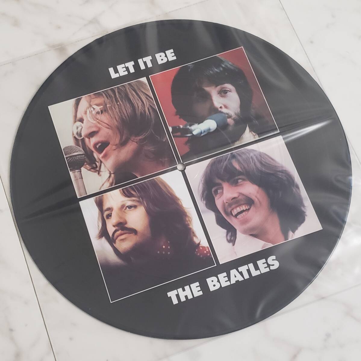 【ピクチャー・ディスク】ビートルズ『レット・イット・ビー』アナログ盤 LP The Beatles LET IT BE【直輸入盤/完全生産限定】_画像2