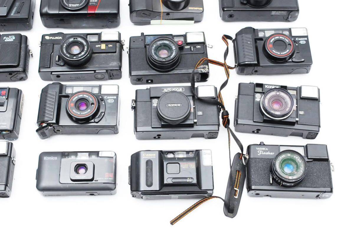 #1282★大特価★まとめ 大量 20台レンジファインダー コンパクトカメラ canon fujica yashica Nikon konica c35 オートボーイ等★_画像5