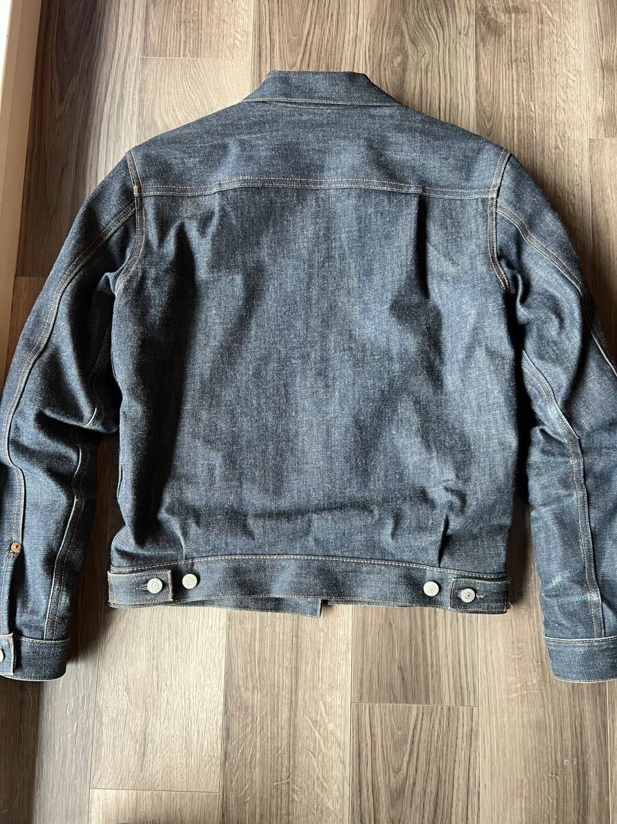 【美品】RRL 【TYPE2 RIGID DENIM JACKET】【アメリカ製】ブランケット デニムジャケット セカンド インディゴ Gジャン S_画像2